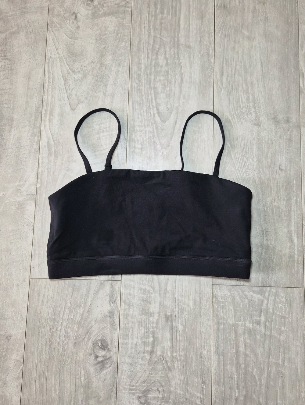 Sunzel Black Women's Sports Bra Soft Tank Top with Adjustable Straps